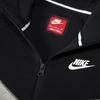 Nike Color Block Hooded Zip-Up Casual Jacket Kids Jackets Black Gray FD3285-064