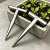 Stainless Steel Hand Dibber Plant Hole Digger Garden Planting Tool with T-Handle Soil Digging Tool for Planting Bulbs Tulips Daffodils Vegetable