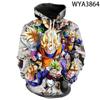 New Men Women Children DBZ Cartoon Anime Dragon 3D Print Hoodies Pullover Streetwear Boy Girl Kids Sweatshirts Cool Tops