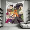 Naruto Team Celebration Wall Tapestry Aesthetic Wall Hanging Printed Fabric Blanket Decorative Tapestries For Bedroom Living Room Home Decor
