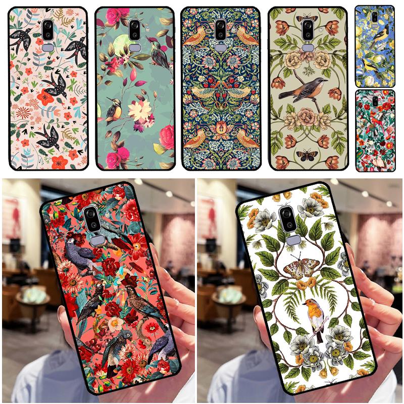 Чехол «Садовые птицы» для Samsung Galaxy J3 J5 J7 2017 A3 A5 2016 A6 A8 J2 J8 A7 A9 2018 J4 J6 Plus