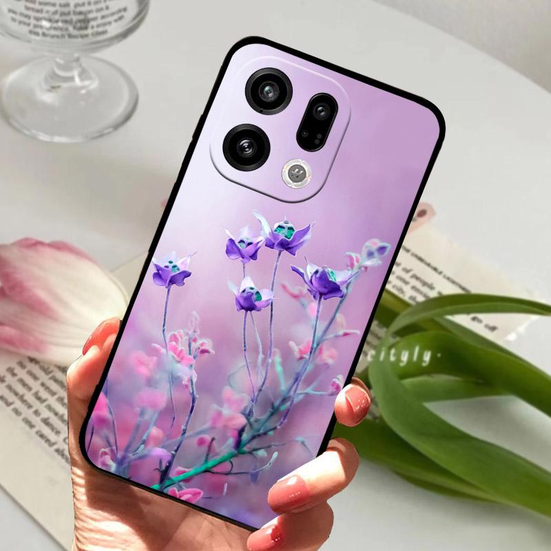 Чехол для Oppo Find X9 Pro X9 Мягкий Силиконовый TPU Чехол для OPPO Find X 9 FindX9 Pro Защита Камеры Оболочка Ударопрочный Бампер PLJ110