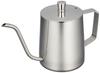 Maebata Brew Coffee Drip Pot with Lid, Stainless Steel, Silver, 630ml, Narrow Mouth, 51643