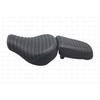 Black "Leather Rider & Pillion Seat Fit For Royal Enfield Meteor 350"