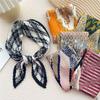 Fashion Decoration Scarf Hairband Tie Hair 70 Small Square Scarf Silk Scarf Women'S Spring And Autumn Versatile Small Scarf Professional Scarf
