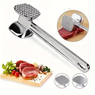 Алюминиевый молоток для отбивания мяса, ручной молоток для мяса для отбивания стейка, курицы, свинины, кухонный инструмент