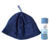 Kontex Imabari Sauna Hat <57008-90> Pocket & Sauna MOKU M Sauna Hat (Navy) & MOKU Cold Bath (Blue)
