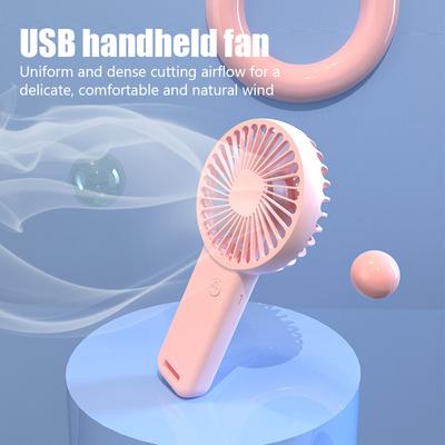 Новый портативный портативный USB-вентилятор, мини-электрический вентилятор, перезаряжаемый бесшумный карманный маленький охлаждающий ручной вентилятор, воздушный охладитель, настольный вентилятор