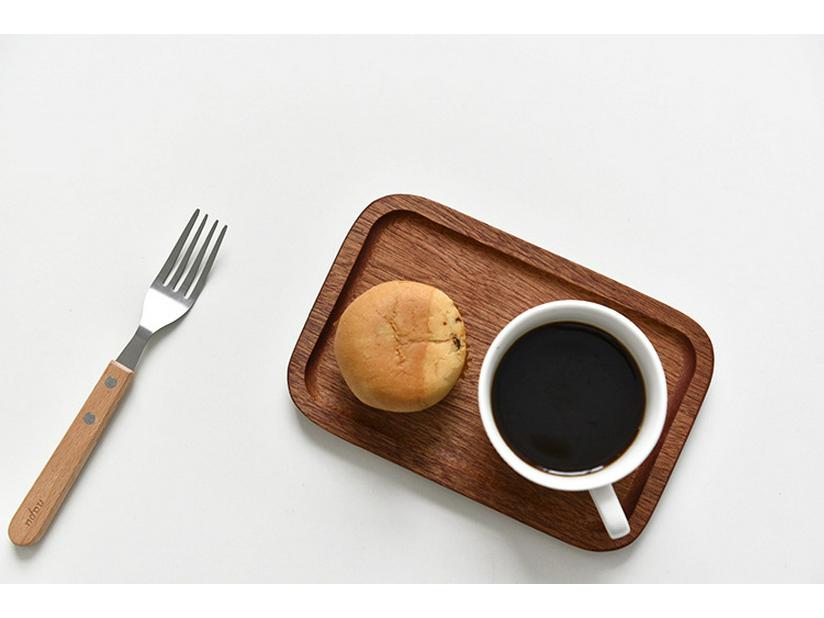 Japanese Solid Wood Rectangular Walnut Tray - Dinner, Dessert, or Fruit Plate