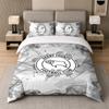 3Pcs Bedding SetDerby County Football Soft Bed Sheet and Two Pillowcases Home Bedroom Decor