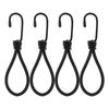 CAPASTEC Tent Hook Rope Hook Stretch Cord Set of 4 Tent Accessories for Camping Tarp Clips Fixed Installation Rope Tension Outdoor Windproof Setup