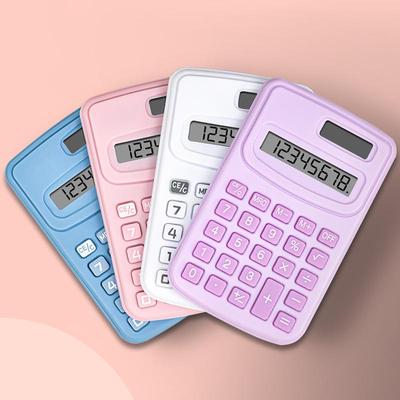 Компактный однотонный мини-калькулятор K888 для офисного использования