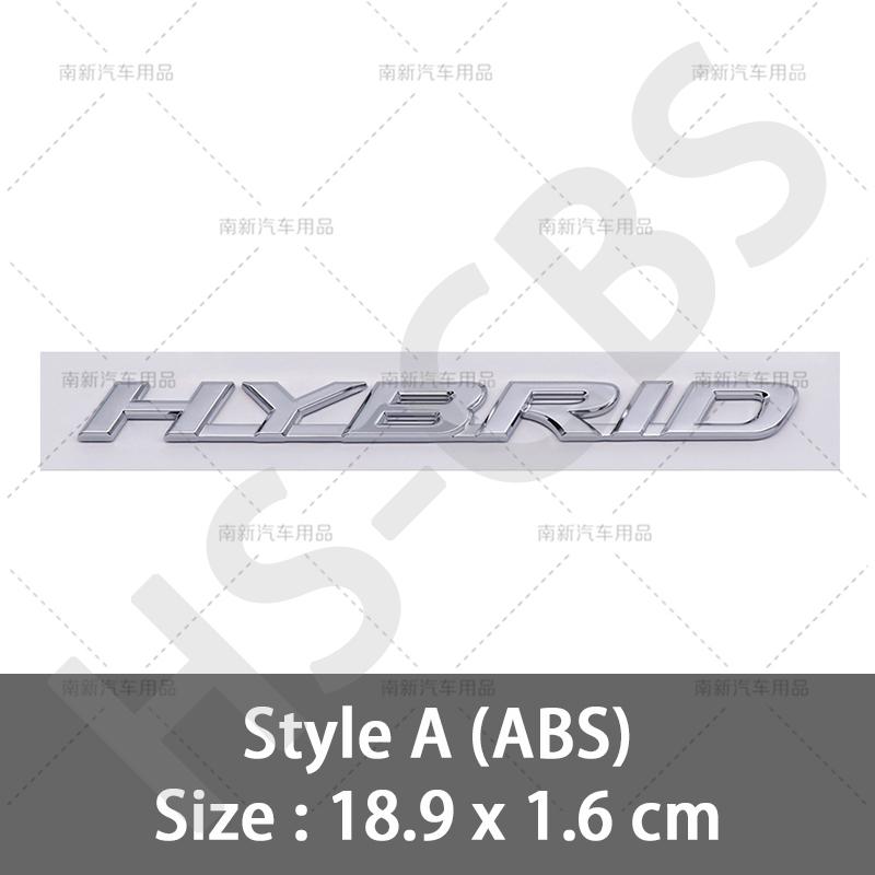 ABS Oil Electric Hybrid Vehicle Logo Car Rear Trunk Emblem Badge For Lexus RX270 RX350 CT200H GX400 ES350 ES300h NX300 NX200t LX