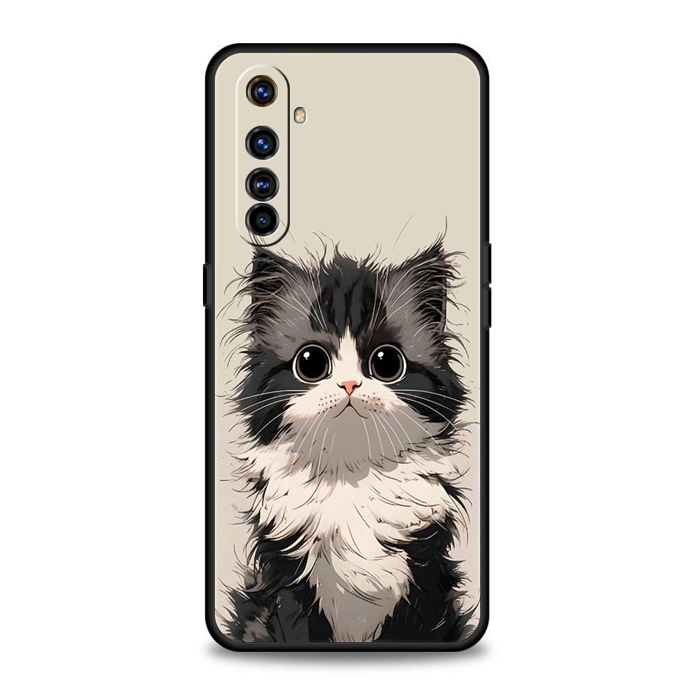Чехол для телефона «Повседневная жизнь милых кошек» Для Realme 13 12 11 10 9 8 5G 7 C25 C35 GT5 GT3 GT2 Pro Plus Для Realme GT Neo 2 3 3T 5 Чехол
