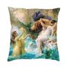 Скандинавский викторианский чехол для подушки с ангелом, бархатная наволочка с феями и морем, украшение для гостиной, наволочка