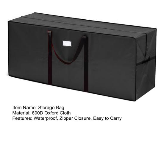 Водонепроницаемая сумка для хранения рождественской елки с усиленной ручкой, застежкой-молнией, большой вместимостью, влагостойкостью