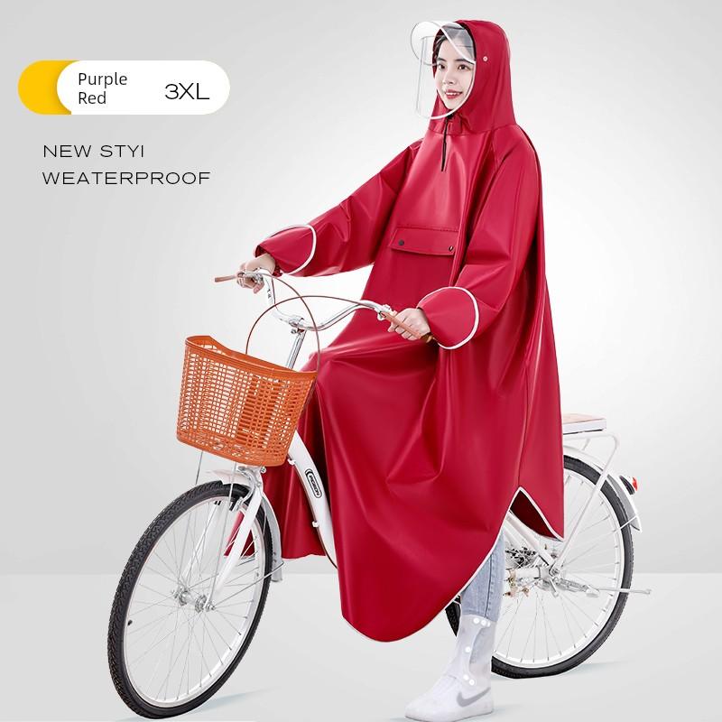 Bicycle Poncho for Work Commuter People's Car Separation Special 2025 New Mountain Bike Student Riding Raincoat Women