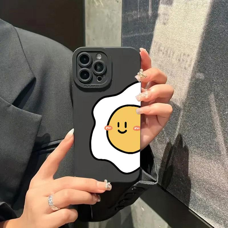 Чехол для телефона «Помидор и Яйцо» IPhone 16 15 Pro Max Чехол для IPhone 13 14 15 12 11 Pro XS Max 12 13 Mini XR X Plus Ударопрочный чехол