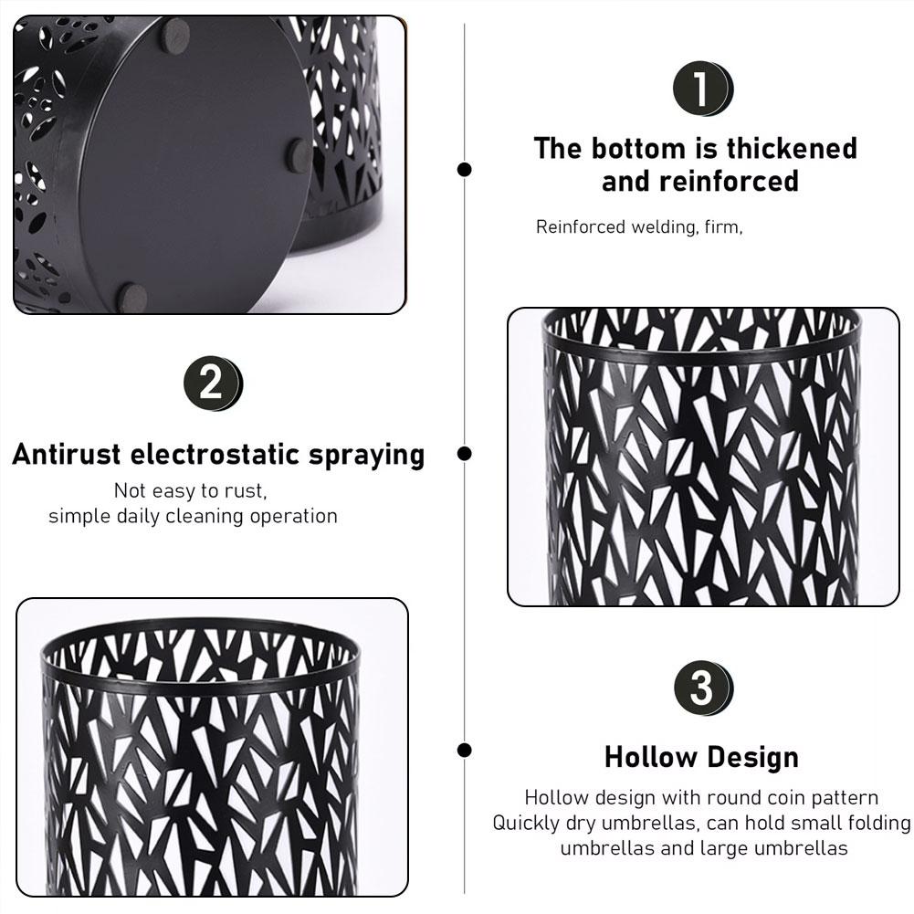 Стильный металлический держатель для зонта с экономящим пространство дизайном для домашнего порошка идеального качества или офисного V8N9