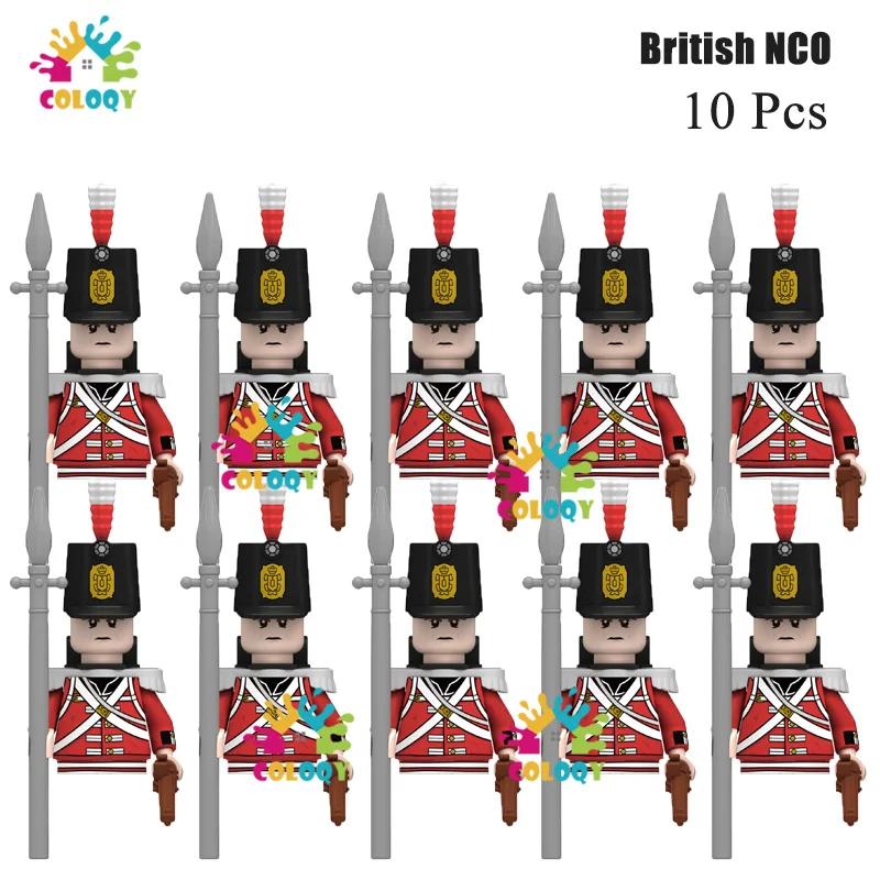 Kids Toys 22Pcs/10Pcs Napoleonic Wars Military Soldier Building Blocks Imperial Navy Figures Toys For Kids Birthday Gifts