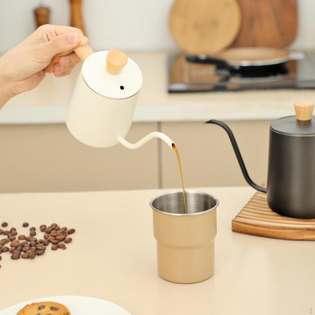 Чайник для кофе, походный горшок, портативный подарок на день рождения, налитый вручную для дома