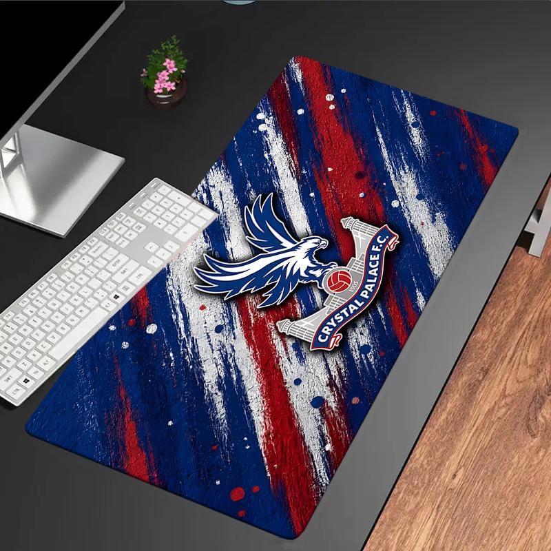 Crystal Palace Crest Design Mouse pad, Gaming Mouse Pad, keyboard pad, Desk Decor for computer notebook Fan Gift Birthday Gift