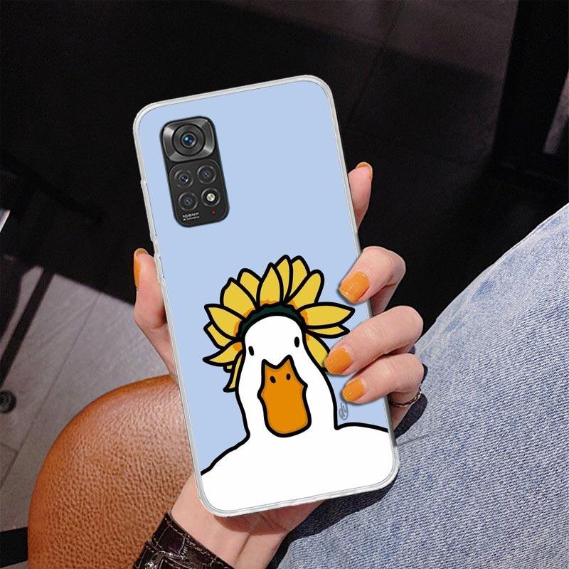 Cartoon Cute Goose Game Phone Case For Xiaomi Redmi Note 15 14 13 12S 12 11 Pro Plus 14S 11S 11E 10 10S 11T 5G Personalized Cove