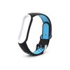 Спортивный силиконовый ремешок для браслета для Xiaomi Mi Band 7 6 5 4 3 NFC Мягкий ремешок для браслета Сменные аксессуары для умного браслета с металлической пряжкой