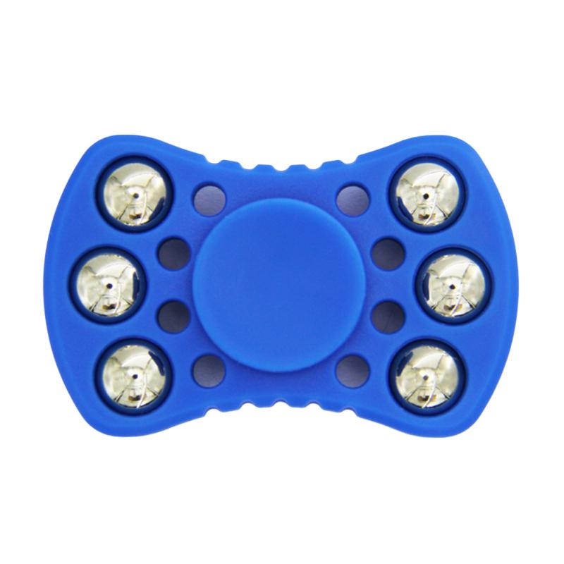 Горячий! Креативный спиннер для пальцев EDC ручной спиннер с шестью металлическими шариками, средство для снятия стресса и тревоги, игрушка для концентрации для