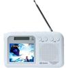 YAMAZEN Curiom Hand Crank Charging TVRadio One Seg Broadcasting Водонепроницаемый Пылезащитный Устойчивый к Катастрофам Белый YTM-RTV200(W)