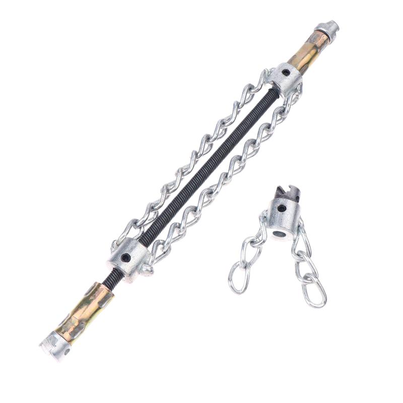Push-Type Rotary Cable Sewer Dredge Flex-Shaft Sewer Descaling Chain Multi-Purpose Pvc Pipe Maintenance Tool For 16Mm Spring