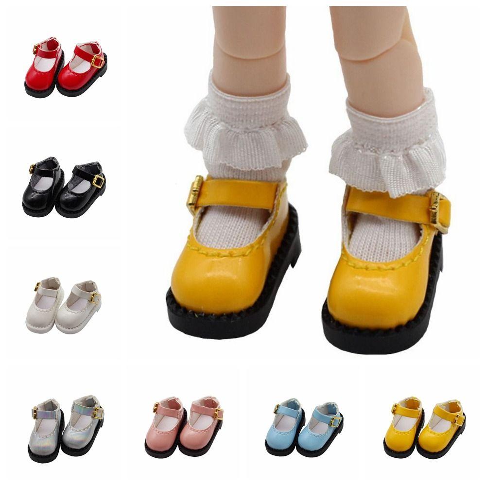1 пара мини 12 BJD кукольная обувь из искусственной кожи PU OB11 обувь принцессы ob11 кукольные сандалии тело куклы