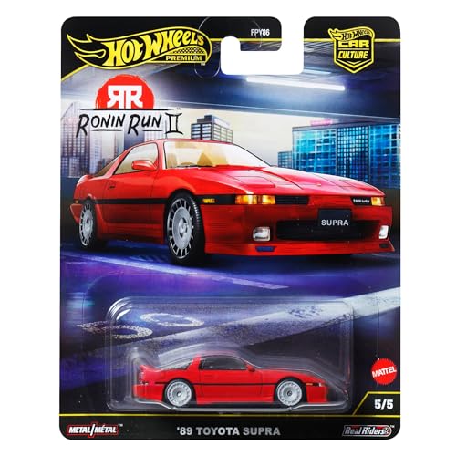 Hot Wheels Культура Автомобилей Ronin Run II '89 Toyota Supra Игрушечный Автомобиль Мини Автомобиль 3+ Красный JBK90