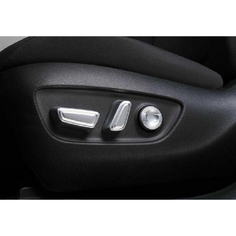 ABS Silver Seat Adjust Handle Button Cover Trim Fit For 2019-2021 Toyota RAV4<