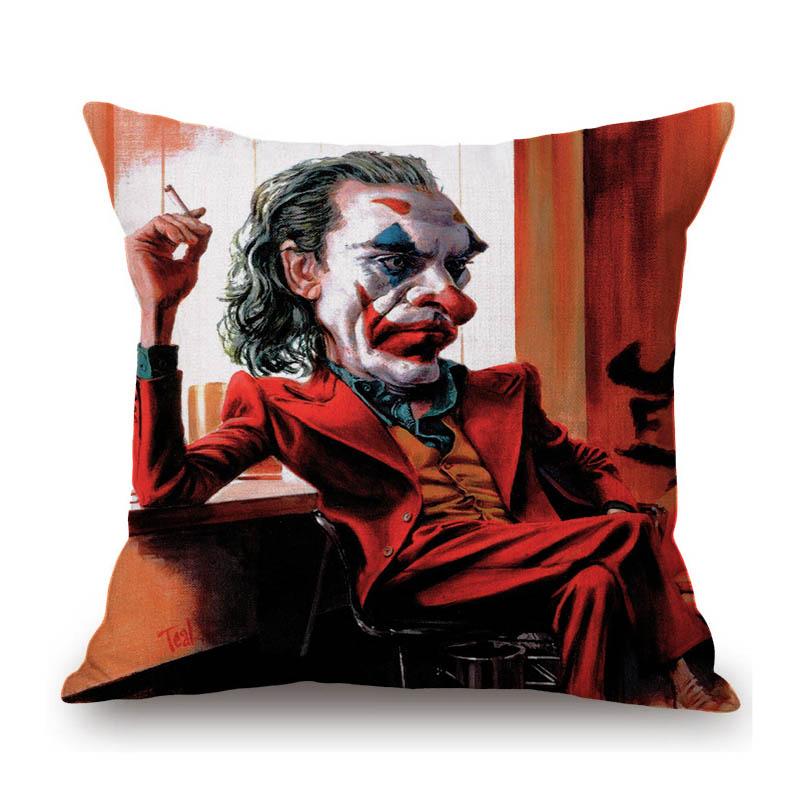 Lovely Cute Celebrity Sketch Art Classic Movie Scenic Poster Art Cotton Linen Sofa Decoration Throw Pillow Case Cushion Cover