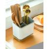 Multifunctional Chopstick Spoon Fork Storage Rack Kitchen Drainage Holder Organizer for Utensils No Installation Needed