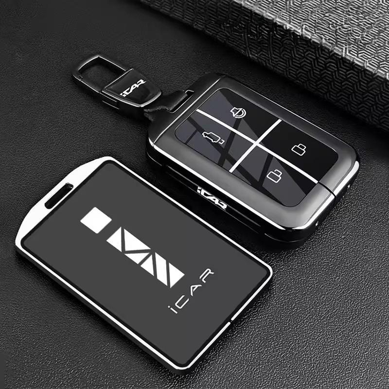 Для Chery ICAR V27 ICAUR 2026 Чехол для брелока Smart Card Ключница с брелоком Защитный чехол для мужчин Женщин Аксессуары