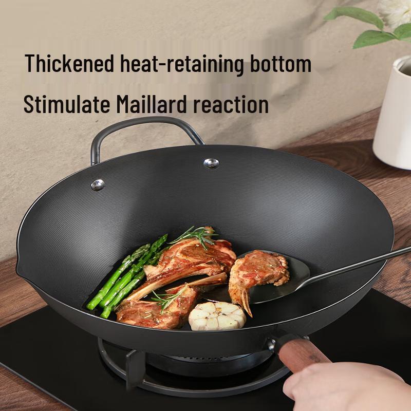 Cooker King Japanese-Style Wrought Iron Stir-Fry Pan
