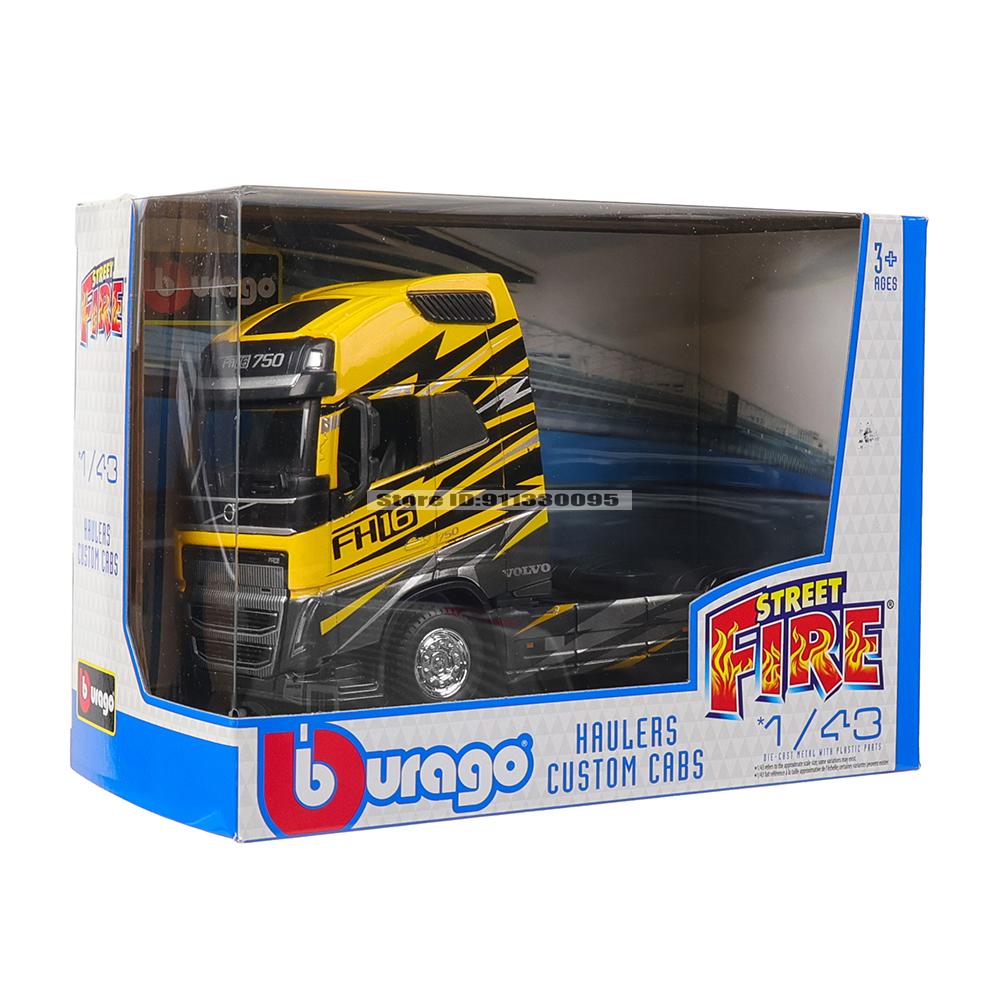 Ббураго 1:43 Транспортное средство передняя часть Volvo FH16Globetrotter 750XXL модель имитация модель автомобиля сплав автомобиль игрушка мужская коллекция
