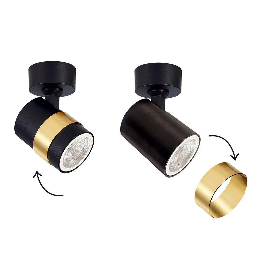 Reflektor Anillo 1 Gu10 Czarny Light Prestige Lp-770/1W Bk