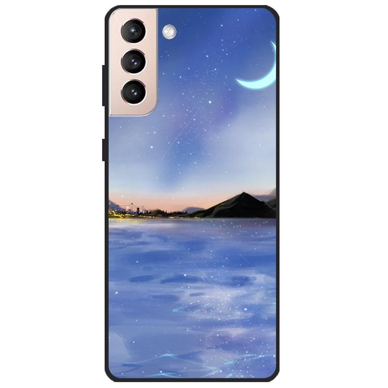 Для Samsung Galaxy S21 FE 5G чехол с мультяшной росписью, мягкие чехлы из ТПУ для телефонов Galaxy S21FE S 21 FE, силиконовая задняя крышка, милый чехол