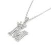26 Letter Shining Women Necklace Popular Adjustable Alphabet Pendant