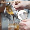 1pc Food Stainless Steel Coffee Measuring Cup,Espresso Cup Extraction Cup with Graduated,Espresso Accessories Cafe Accessories