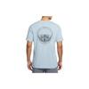 Nike T Shirts Men's Light Blue Crew Neck Moderate Straight Fit DQ1880-425