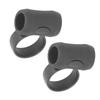 2 Pcs  stick Control Clip Auxiliary   Stick Grip ABS Silicone Finger Controller for Practice