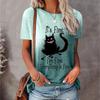 Summer New Fashion Women's Clothing 3d Print T-shirt Daily Wear Top's Shirt Casual Simple Letter T Regular Shirt Streetwear