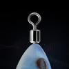 8cm 5.6g Glow Squid Jig Shrimp Lure Baits Squid Glow Jig Hook for Saltwater Fishing Artificial Baits 5pcs