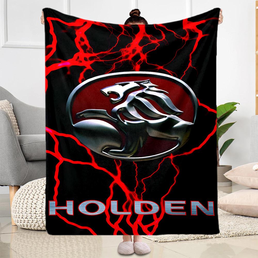 Electric Energy Holden Logo Flannel Blanket-Soft and Suitable for Sofas,Beds,Offices,Travel,All Seasons,Great Gift for Holidays and Birthdays.