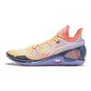 Баскетбольные кроссовки Li Ning Wade 808 3 Мужские Низкие Ярко-желтый/Кораллово-розовый/Фиолетовый Vero Rose ABAU047-4