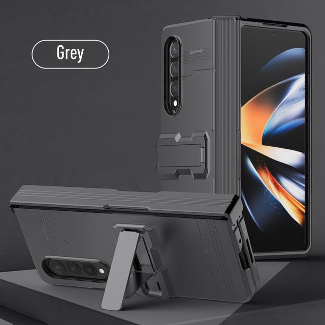 Противоударный защитный чехол для Samsung Galaxy Z Fold 4, чехол с кронштейном, защита на шарнирах, полная защита, чехол для телефона Galaxy Z Fold4